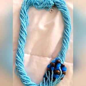 Blue necklace